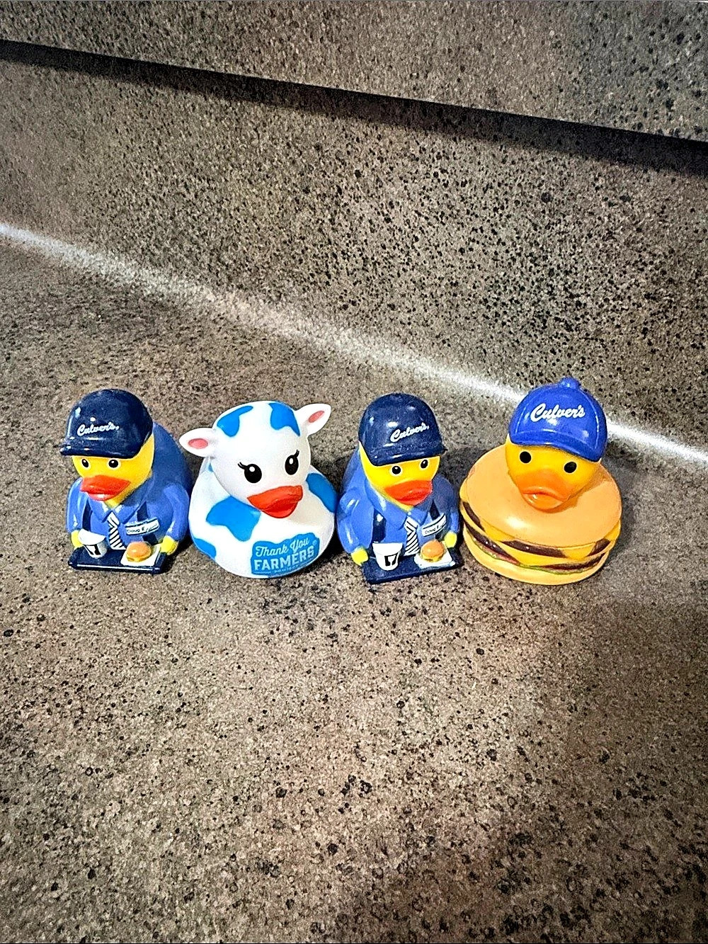 4 Culver's Rubber Duck Collection Jeep ducks
